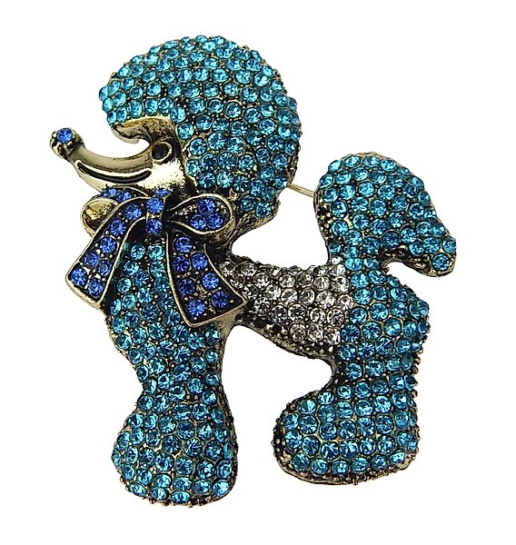 Ella Jonte Brosche, Trend Brosche Pudel günstig online kaufen