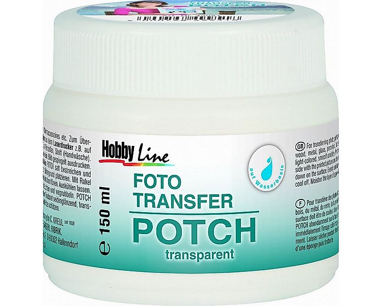 C. KREUL Lack KREUL Überzugslack Foto Transfer Potch transparent 150ml Dose günstig online kaufen