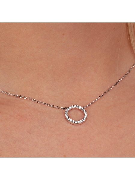 CHRIST Silberkette CHRIST Damen-Kette 925er Silber, recycelt Zirkonia günstig online kaufen