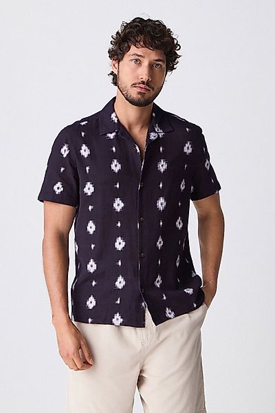 Next Kurzarmhemd Kurzarmhemd mit Print aus 100 % Baumwolle (1-tlg) günstig online kaufen