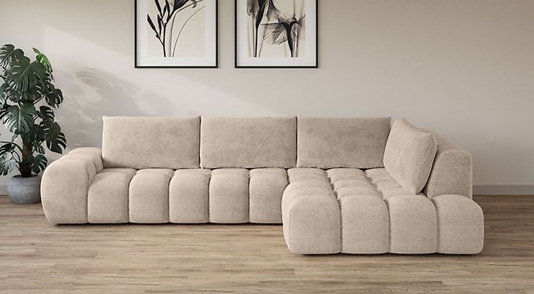 INOSIGN Ecksofa »AZITA klein, L-Form, elegant und bequem Designsofa«, lose günstig online kaufen
