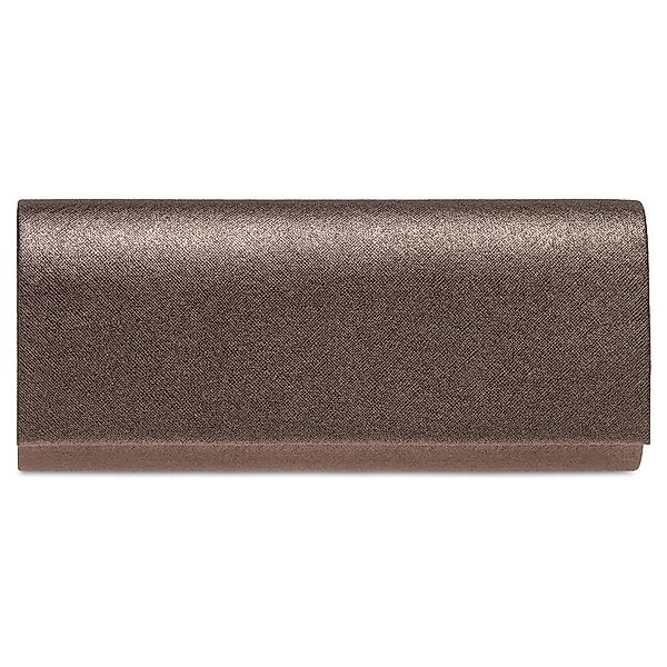 Caspar Clutch TA508 klassiche Damen Abendtasche mit dezentem metallic Glanz günstig online kaufen