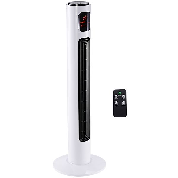 HOMCOM Standventilator Turmventilator 70° oszillierender, Standventilator günstig online kaufen