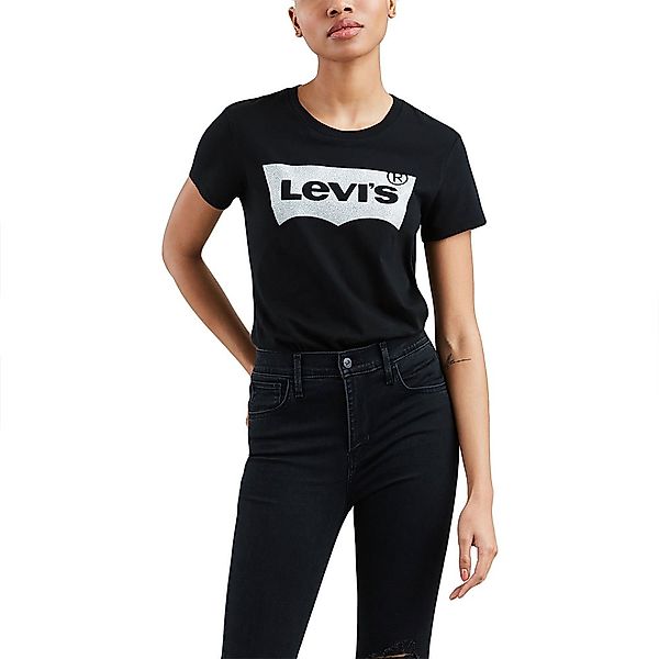 Levi's® Rundhalsshirt THE PERFECT TEE mit Logo im Metallic-Holo Print günstig online kaufen