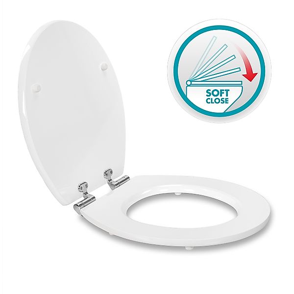 Sitzplatz WC-Sitz Holzkern WC-Sitz mit Absenkautomatik, günstig online kaufen