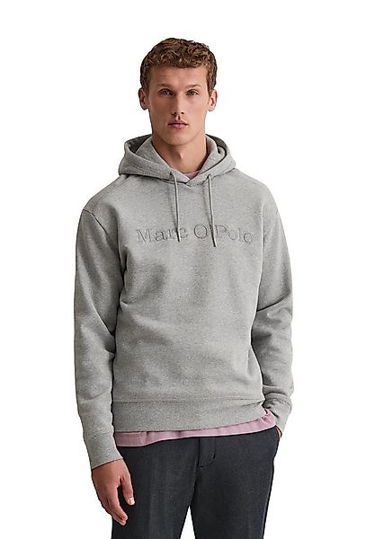 Marc O'Polo Hoodie relaxed fit aus weicher Bio-Baumwolle Ton-in-Ton Sticker günstig online kaufen
