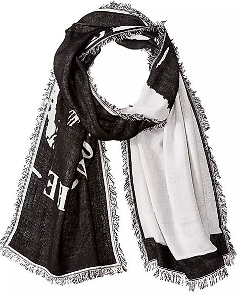 Diesel Strickschal Salfindian Schal Stola mit Skull Logo, Fransen, kontrast günstig online kaufen