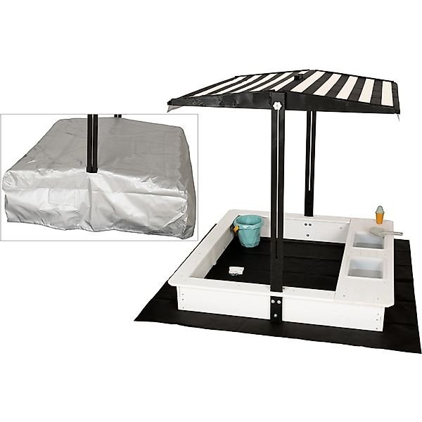 WONDERMAKE Sandkasten mit Abdeckung Deckel Dach, günstig online kaufen