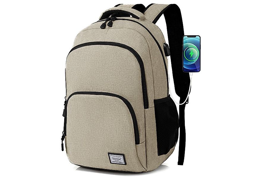 TAN.TOMI Rucksack Laptop Rucksack Herren Große Kapazität Casual Rucksack, f günstig online kaufen