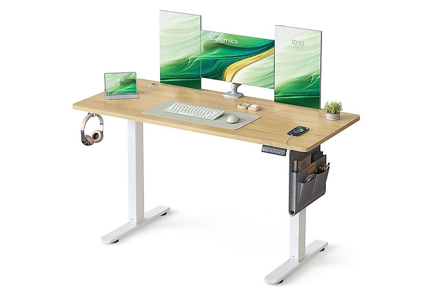SONGMICS Schreibtisch Höhenverstellbarer elektrisch, 120/140/160/180 cm, US günstig online kaufen