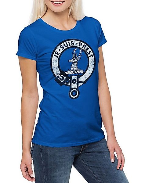 Urban Backwoods Print-Shirt Je Suis Prest Damen T-Shirt Battle Outlander Ba günstig online kaufen