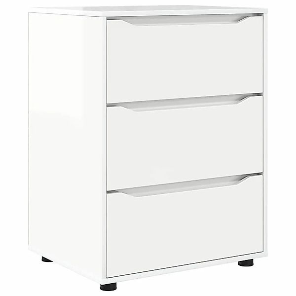 vidaXL Aufbewahrungsschrank Hochglanz Weiß 60 x 48 x 81 cm 888861 günstig online kaufen