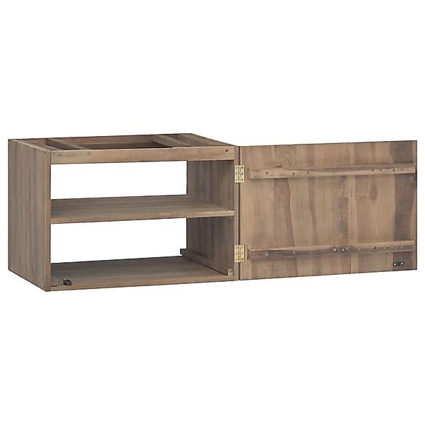 vidaXL Wand-Badschrank 60x39x40 cm Massivholz Teak günstig online kaufen