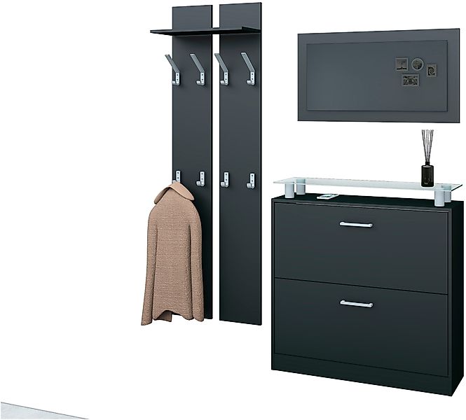 borchardt Möbel Garderoben-Set "Finn" Set, 3 Stk. tlg. günstig online kaufen