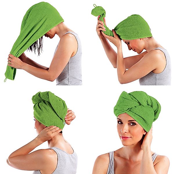 Erwin Müller Handtuch Turban 3er-Pack, Frottier, günstig online kaufen