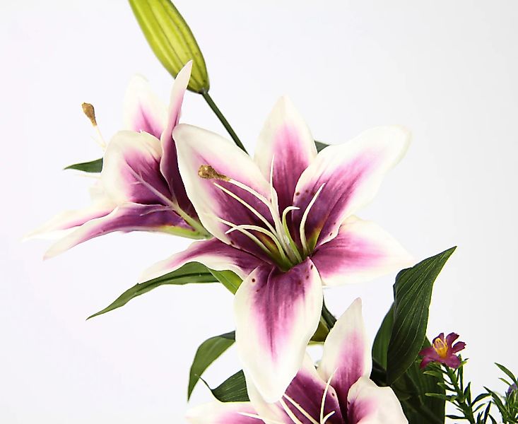 Kunstpflanze Lilien, I.GE.A., Höhe 44 cm, Arrangement im Topf günstig online kaufen