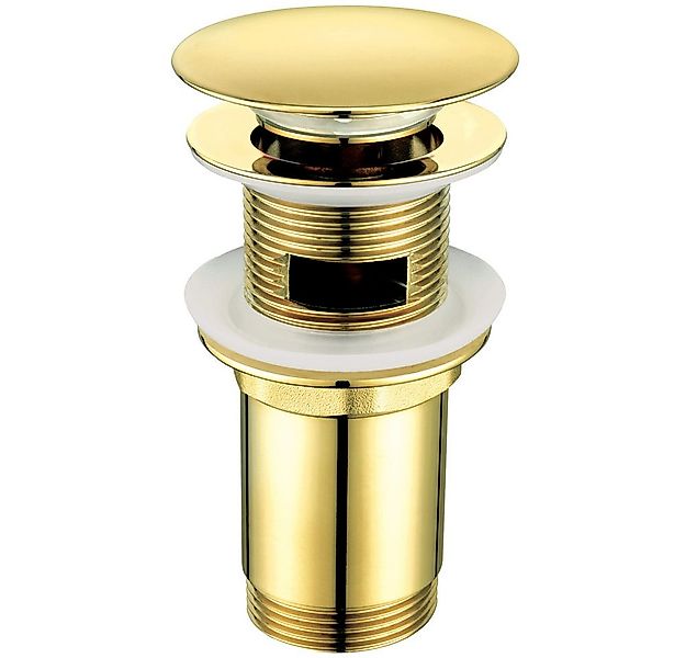 Lomadox Ablaufventil, für Waschbecken mit und ohne Überlauf mit Pop-Up Funk günstig online kaufen