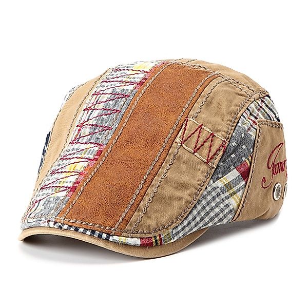 Sporty Flat Cap Gatsby Patch Schirmmütze günstig online kaufen