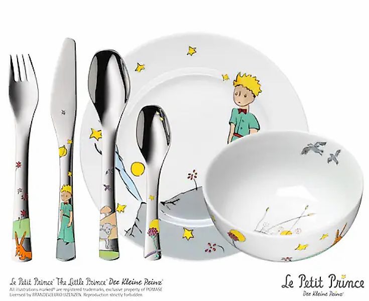 WMF Kindergeschirr-Set »Der kleine Prinz«, (Set, 6 tlg.), ab 6 Jahren, hygi günstig online kaufen