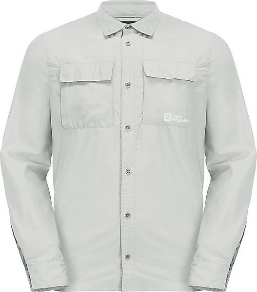 Jack Wolfskin Outdoorhemd BARRIER L/S SHIRT M COOL GREY günstig online kaufen