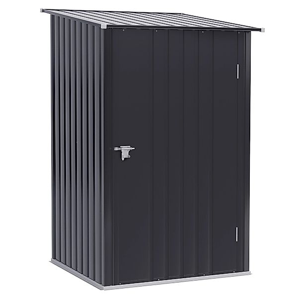 Outsunny Gerätehaus 0,92 m² mit Pultdach Abschließbar 100 x 103 x 160 cm günstig online kaufen