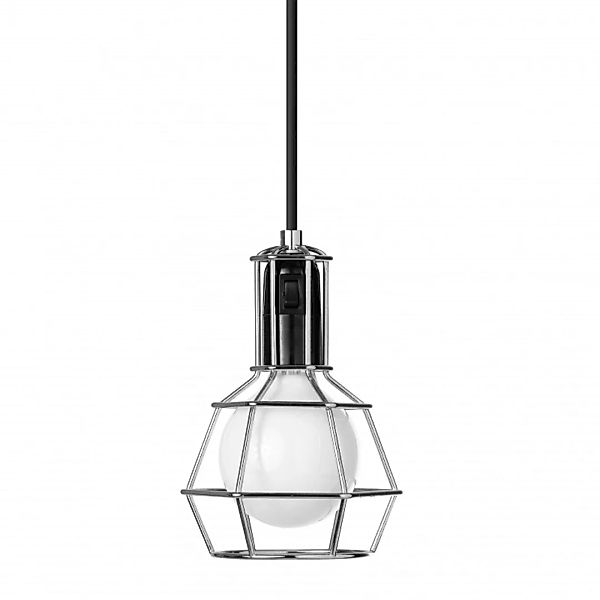 DesignHouseStockholm - Work Lamp Pendelleuchte - chrom/Ø 15cm günstig online kaufen