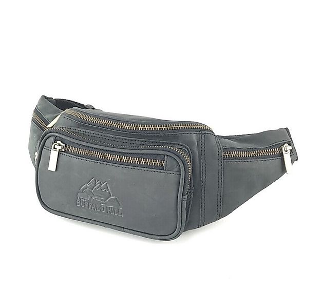 Buffalo Hill Bauchtasche Büffelleder, Vintage Umhängetasche mit Reißverschl günstig online kaufen