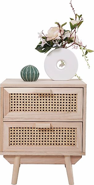 SalesFever Nachtkommode "Vejle Nachttisch im eleganten Stil" Handgefertigte günstig online kaufen