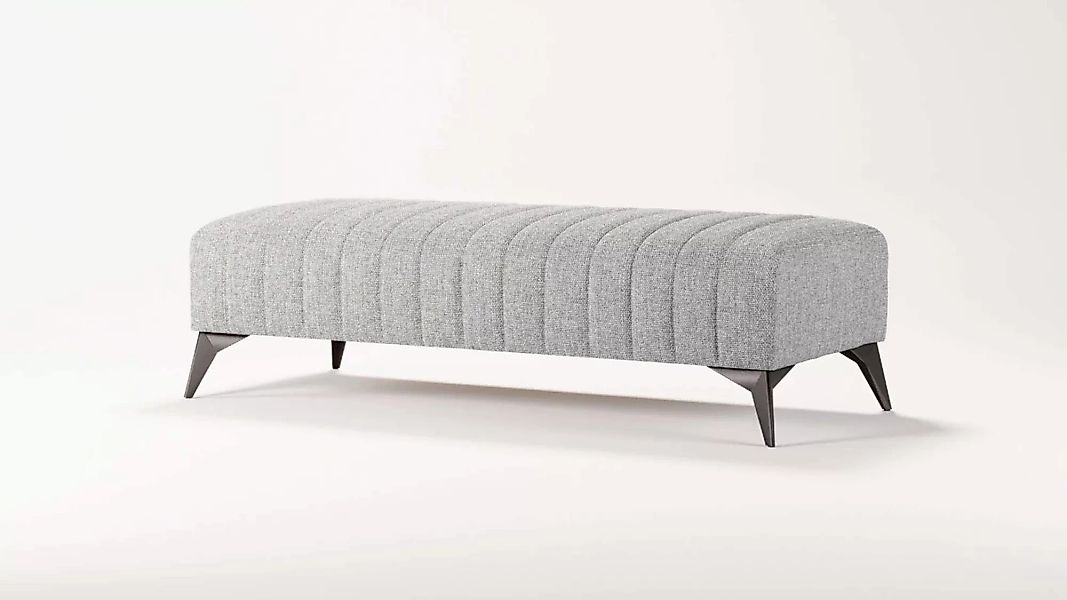 Places of Style Polsterhocker "MATTHEW Sitzhocker XXL, Maße B/T/H: 140/60/4 günstig online kaufen