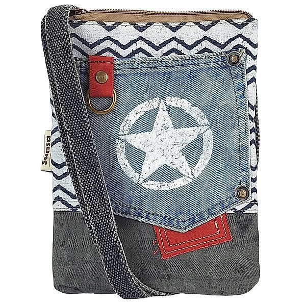 Sunsa Umhängetasche Nachhaltige Canvas Umhängetasche. Recycelte günstig online kaufen