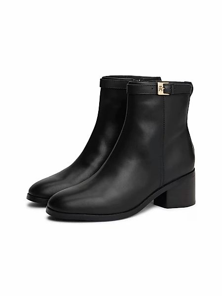 Tommy Hilfiger Stiefelette "TH BUCKLE RIDING MID HEEL BOOTIE", Blockabsatz, günstig online kaufen
