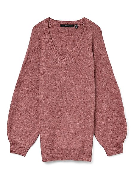 Vero Moda V-Ausschnitt-Pullover VMLEAF LS LONG günstig online kaufen