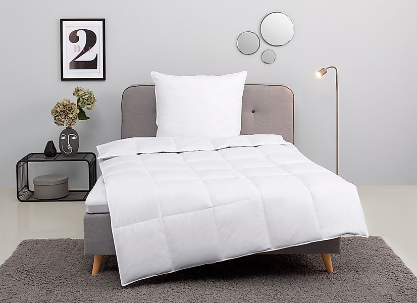 OTTO home Daunenbettdecke + Kopfkissen "Cavanelle Bettdecke 135x200 cm, 155 günstig online kaufen