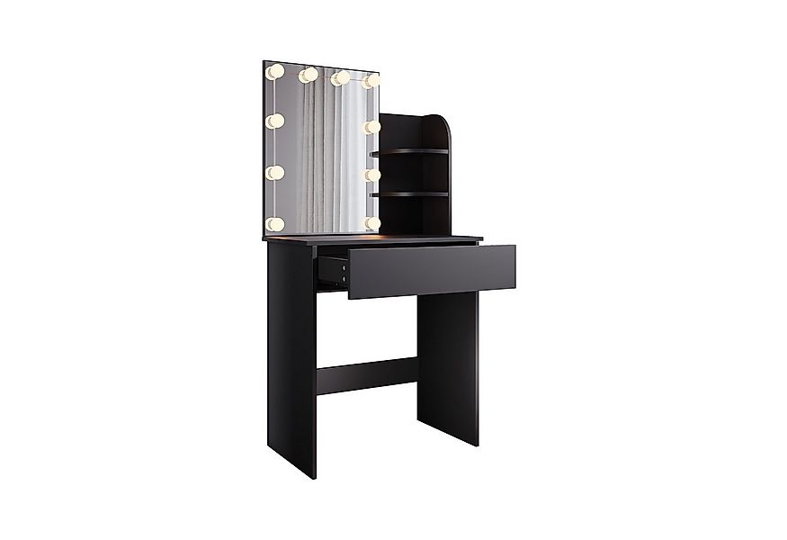 SONNI Schminktisch Schminktisch mit dreifarbig beleuchtetem Schminkspiegel, günstig online kaufen