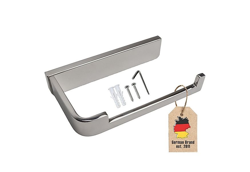 Intirilife Toilettenpapierhalter (1-St), Klopapierhalter ohne Ablage in SIL günstig online kaufen