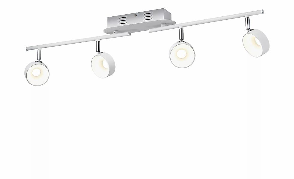 KHG LED-Spot 4-flammig weiß   ¦ weiß ¦ Maße (cm): B: 83,5 H: 18,5 T: 8.0 La günstig online kaufen