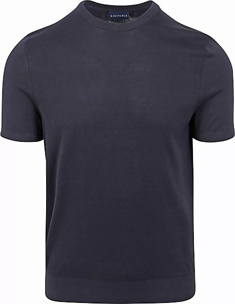 Suitable Knitted T-shirt Navy - Größe XXL günstig online kaufen