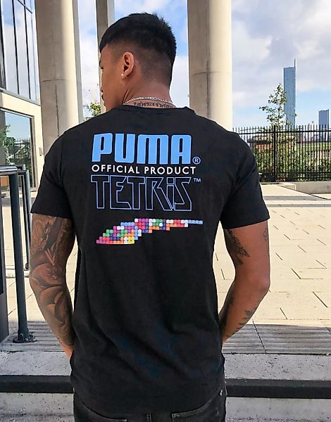 PUMA x Tetris – T-Shirt in Schwarz günstig online kaufen