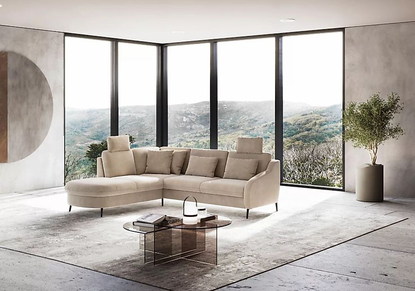 sit&more Ecksofa »Soul L-Form«, wahlweise mit Bettfunktion und Bettkasten o günstig online kaufen