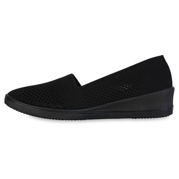 VAN HILL 841597 Slipper Damen Keilslipper günstig online kaufen