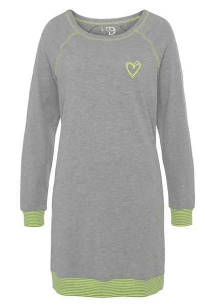 Vivance Dreams Nachthemd mit dekorativen Flatlock-Nähten in Neonfarben günstig online kaufen