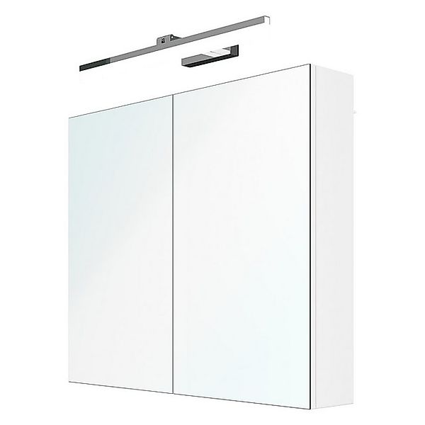 Mai & Mai Spiegelschrank Badschrank mit Spiegellampe Spiegelleuchte 180° Dr günstig online kaufen