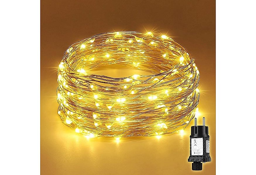 Salcar Lichterkette LED Kupfer Lichterkette Weihnachtsbeleuchtung für Innen günstig online kaufen