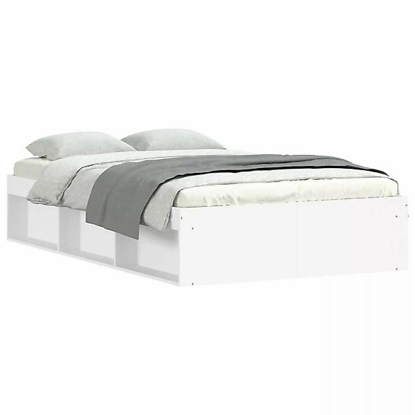 vidaXL Bettgestell Weiß 120x200 cm1909686 günstig online kaufen