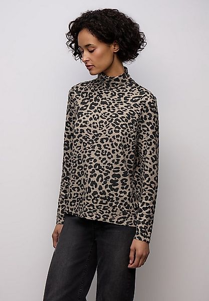 STREET ONE Langarmshirt mit Muster günstig online kaufen