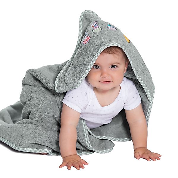 ZOLLNER Kapuzenhandtuch, Walkfrottee (1-St), 100 x günstig online kaufen
