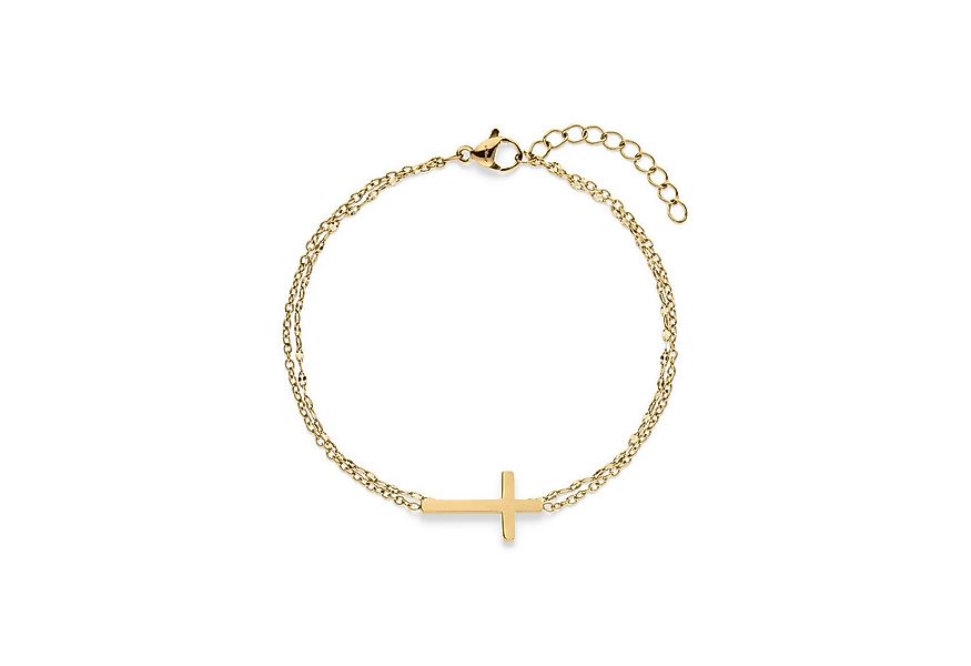 s.Oliver Armband mit Kreuz Detail Edelstahl günstig online kaufen