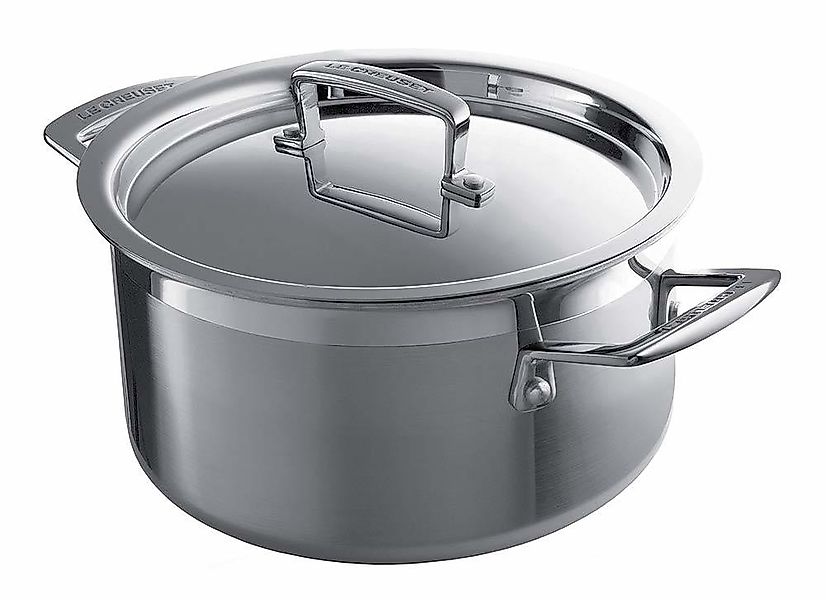 Le Creuset Bratentopf 3-Ply Edelstahl 24cm günstig online kaufen