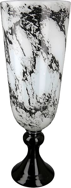 Casablanca by Gilde Tischvase "Pokal Vase Trophy, mit Marmorfinish" dekorat günstig online kaufen