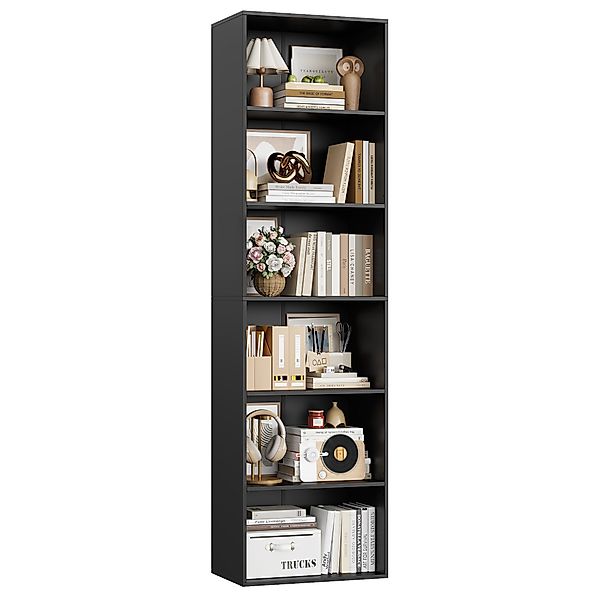 Homfa Bücherregal Regal mit 6 Fächern, günstig online kaufen